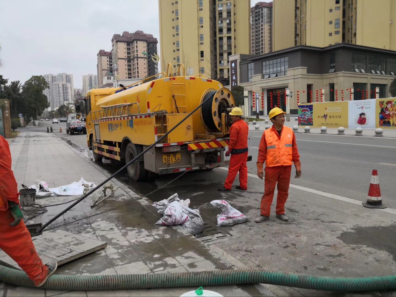武隆排污管道清淤-管道清洗